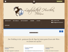 Tablet Screenshot of pension-hirschen.at